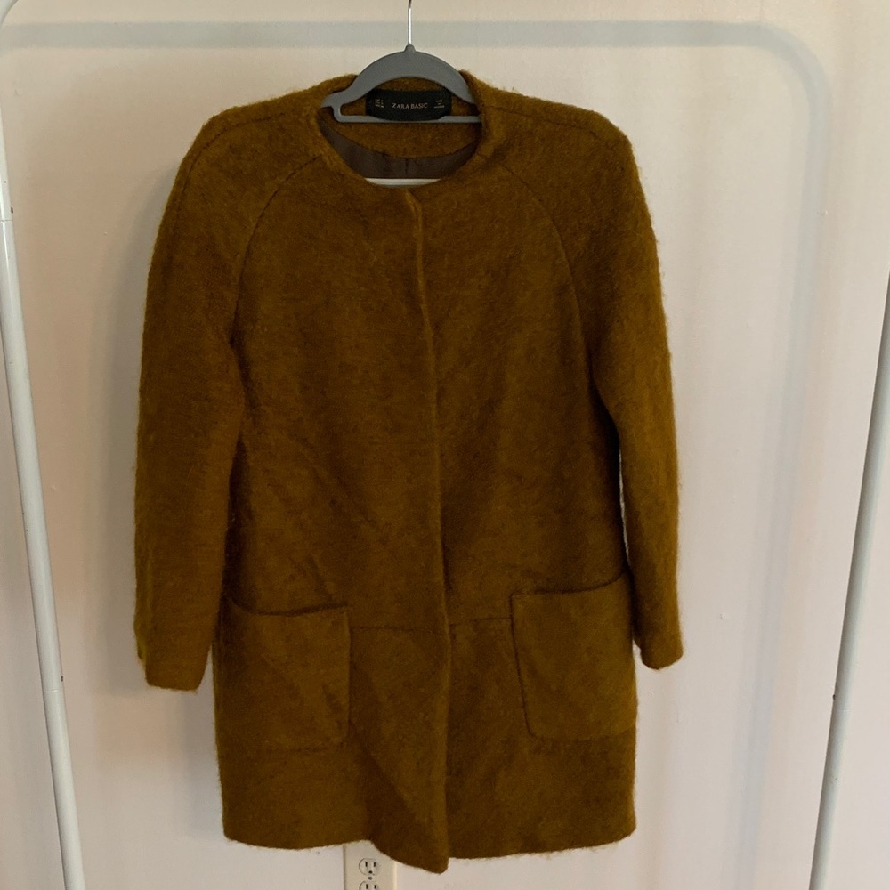 Zara Tan Teddy Jacket